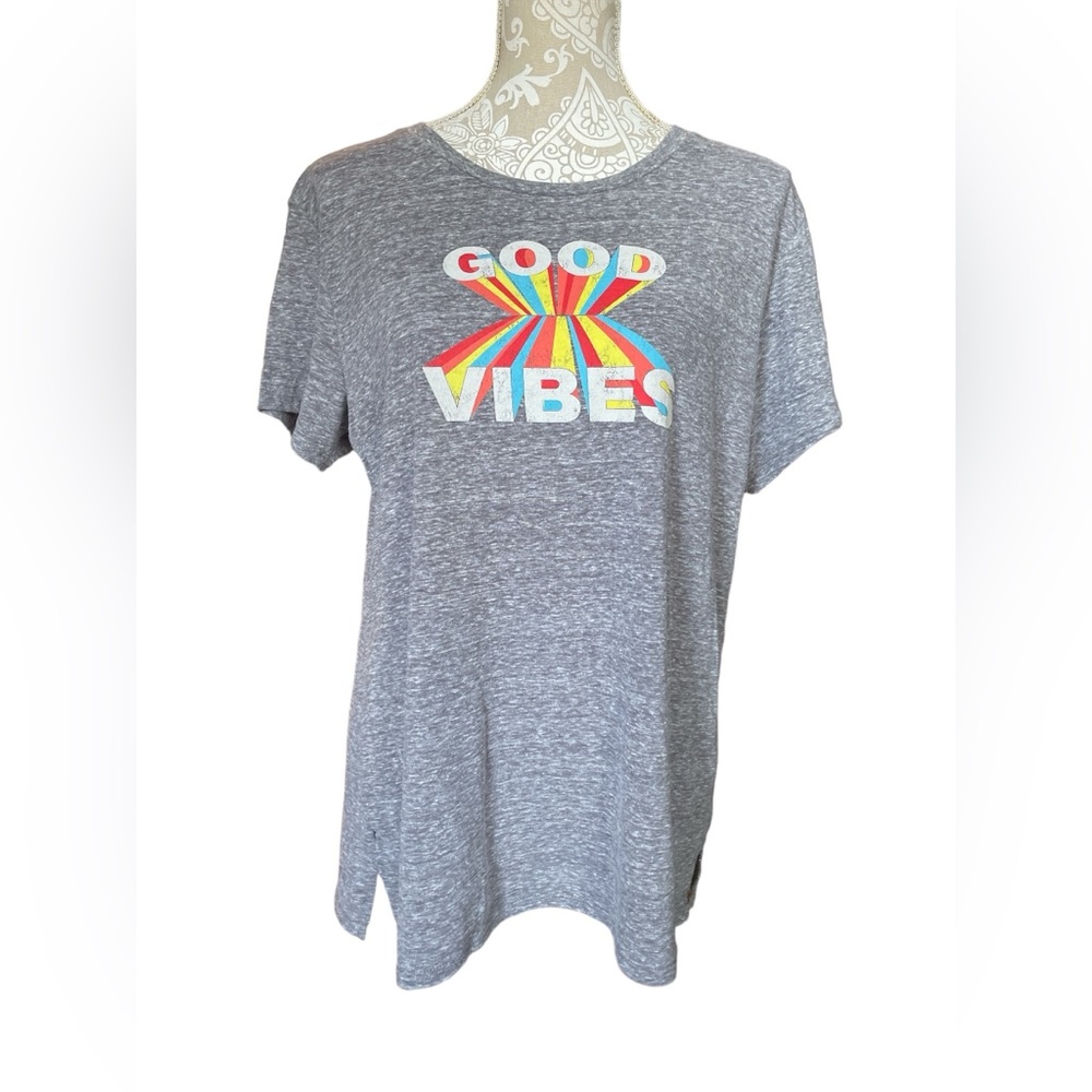 Modern Canvas “Good Vibes” Grey Tshirt Size XL